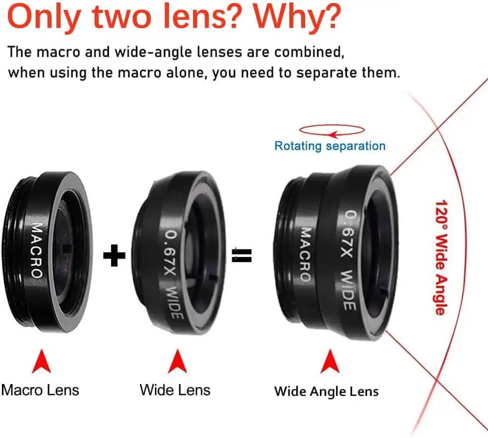 ANJIELO SMART 3 in 1 Cell Phone Camera Lens Kit - 61KMTWlGgCL._AC_SL1000_